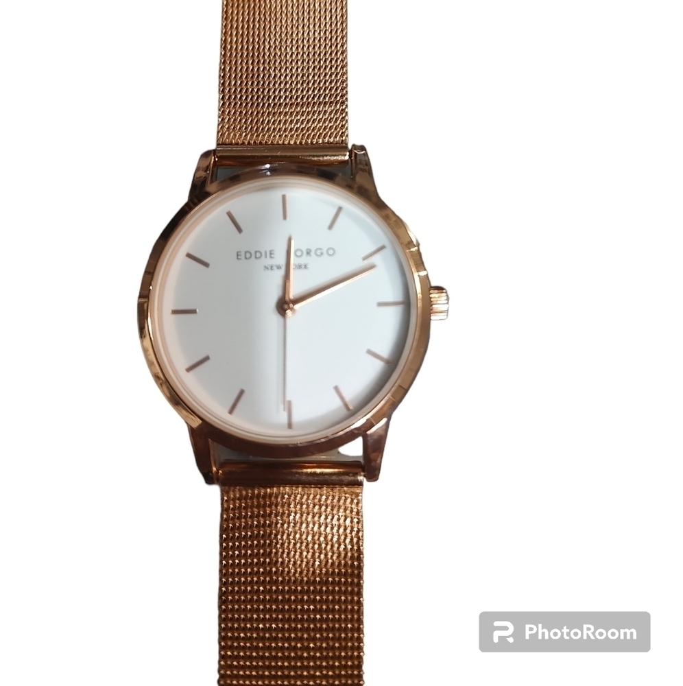 Eddie Borgo rose gold watch